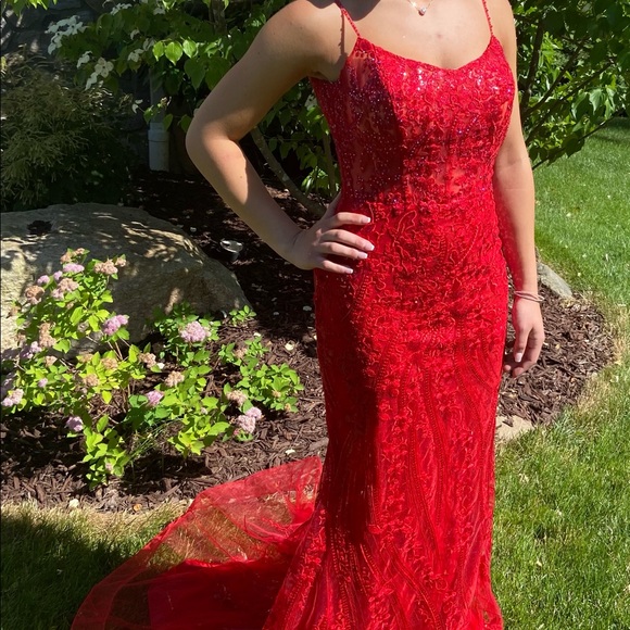 Sherri Hill Dresses & Skirts - Sherri Hill Prom 54275 Red size 4